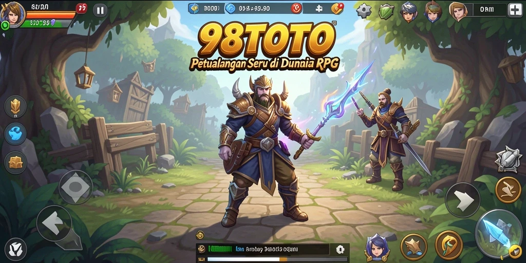 Tampilan gameplay vivid dan interaktif dalam 98TOTO.