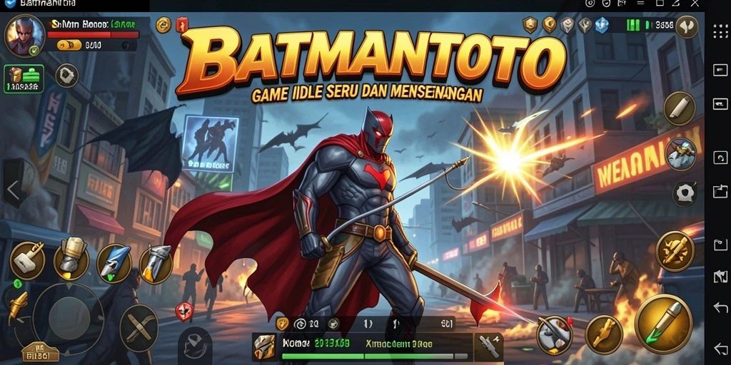 Gambaran gameplay menarik dalam BATMANTOTO yang menunjukkan elemen Idle.
