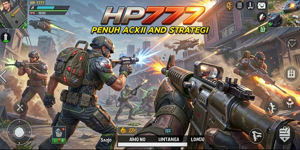Gameplay seru dan mendebarkan di HP777.
