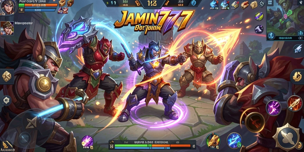 Gameplay epik dalam arena MOBA JAMIN777 yang penuh aksi.