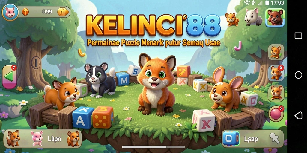Tayangan gameplay KELINCI88 yang menarik dan penuh warna