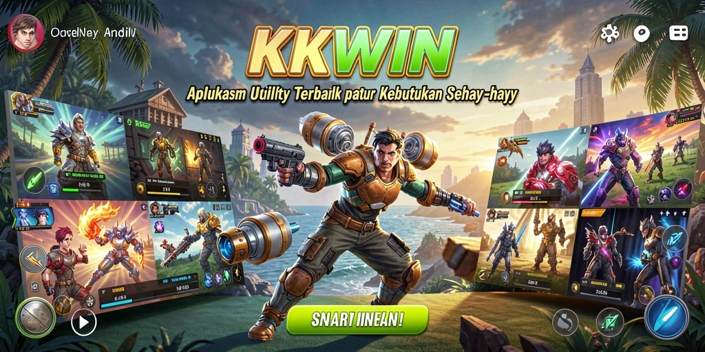 Tampilan antarmuka aplikasi KKWIN yang menarik dan fungsional.