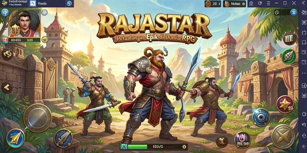 Gameplay RAJASTAR yang menarik dan grafis yang memukau.