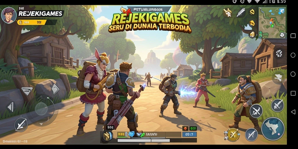 Menjelajahi dunia terbuka yang indah di REJEKIGAMES.
