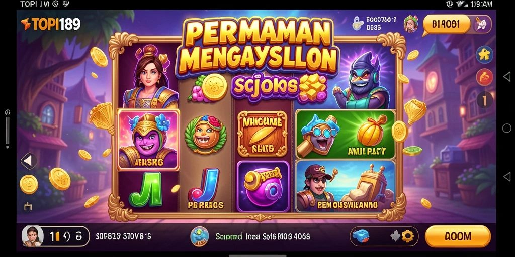 Gameplay SLOT yang seru dan interaktif dalam TOPI189.